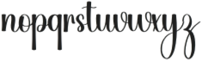 Smart Handwriting Regular otf (400) Font LOWERCASE