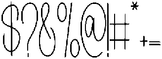 Smart Signature Regular otf (400) Font OTHER CHARS