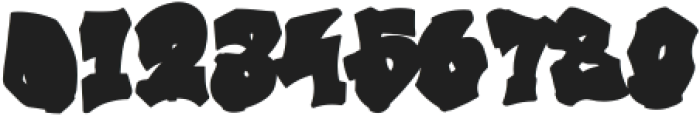 Smashed Graffiti Fill otf (400) Font OTHER CHARS