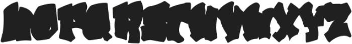 Smashed Graffiti Fill otf (400) Font UPPERCASE