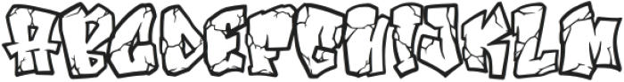 Smashed Graffiti Outline otf (400) FONT