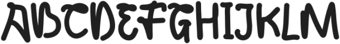 SmashingPaulRegular otf (400) Font UPPERCASE