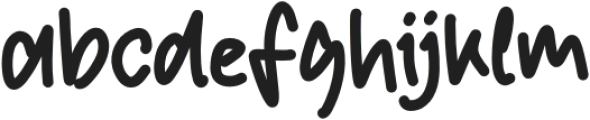 SmashingPaulRegular otf (400) Font LOWERCASE