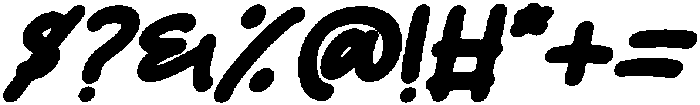 Smile Hug Italic otf (400) Font OTHER CHARS