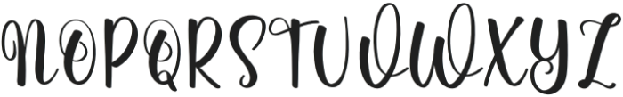 Smile In Autumn Regular otf (400) Font UPPERCASE