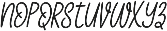 Smile Magic Italic otf (400) Font LOWERCASE