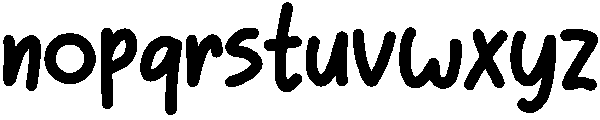 Smile Regular otf (400) Font LOWERCASE