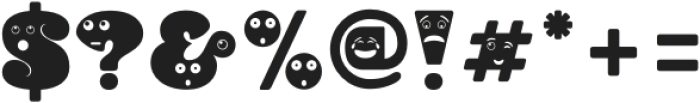 Smiles Emoji Regular otf (400) Font OTHER CHARS