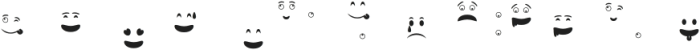Smiles Expression Regular otf (400) Font UPPERCASE