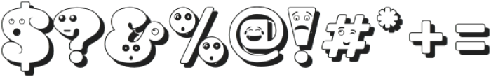 Smiles Shadow Regular otf (400) Font OTHER CHARS