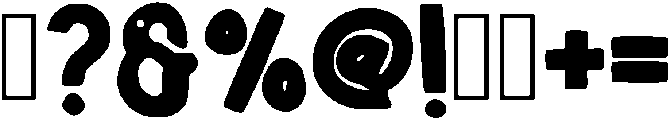 Smiley Regular otf (400) Font OTHER CHARS