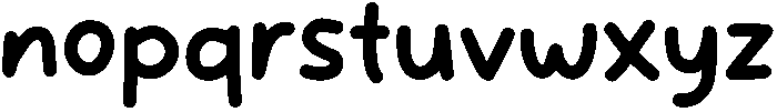 Smiley Regular otf (400) Font LOWERCASE