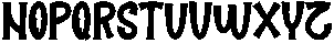 Smiling Wednesday Regular otf (400) Font LOWERCASE