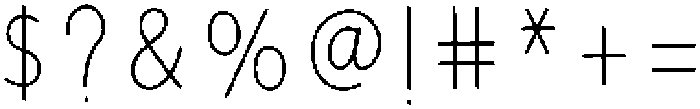 Smilling Regular otf (400) Font OTHER CHARS