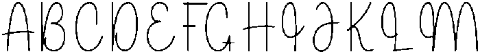 Smilling Regular otf (400) Font UPPERCASE
