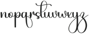 Smilling Regular otf (400) Font LOWERCASE