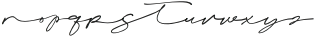 Smith Signature otf (400) Font LOWERCASE