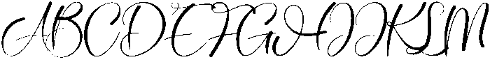 Smithson Regular otf (400) Font UPPERCASE