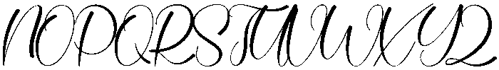 Smithson Regular otf (400) Font UPPERCASE
