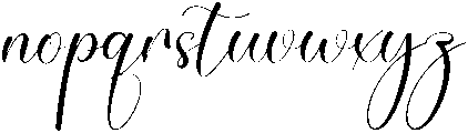 Smithson Regular otf (400) Font LOWERCASE
