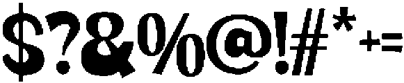 Smithy Plated Regular otf (400) Font OTHER CHARS