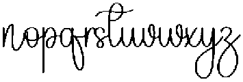 Smitten Regular otf (400) Font LOWERCASE