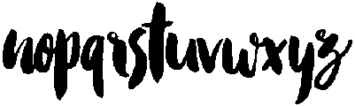 Smitten otf (400) Font LOWERCASE