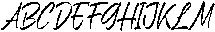 Smoky Hand Italic otf (400) Font UPPERCASE