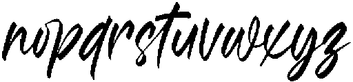Smoky Hand Italic otf (400) Font LOWERCASE