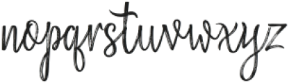 Smolder Brush Regular otf (400) Font LOWERCASE