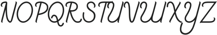 Smooth Bothniar Regular otf (400) Font UPPERCASE