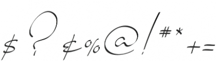 Smooth Handwriting Regular otf (400) Font OTHER CHARS