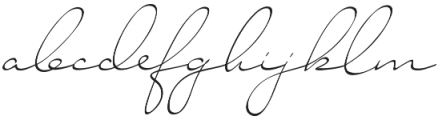 Smooth Handwriting Regular otf (400) Font LOWERCASE
