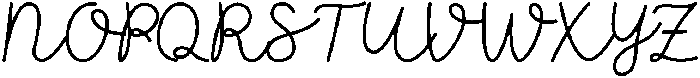 Smooth Ink Bold otf (700) Font UPPERCASE