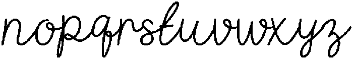 Smooth Ink Bold otf (700) Font LOWERCASE
