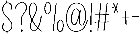 Smooth Melodic Regular otf (400) Font OTHER CHARS