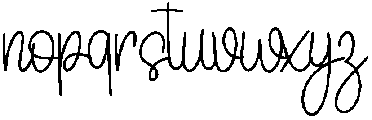 Smooth Melodic Regular otf (400) Font LOWERCASE