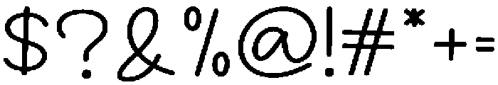 Smooth Minimalist Regular otf (400) Font OTHER CHARS