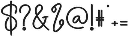 Smooth Signature Regular otf (400) Font OTHER CHARS