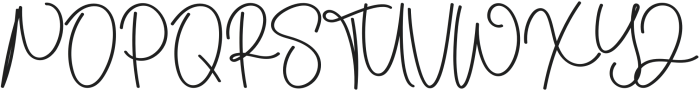 Smooth Signature Regular otf (400) Font UPPERCASE