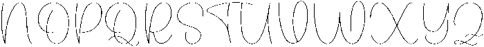 Smooth Valentine Regular otf (400) Font UPPERCASE