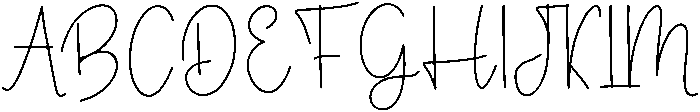 SmoothHandwriting Regular ttf (400) Font UPPERCASE