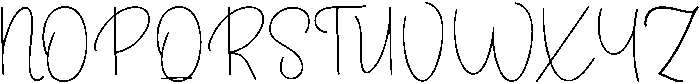 SmoothHandwriting Regular ttf (400) Font UPPERCASE