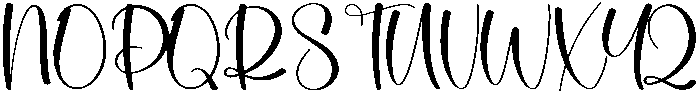 Smoothie Regular otf (400) Font UPPERCASE