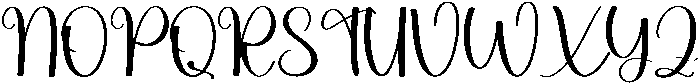 Smoothie Regular otf (400) Font UPPERCASE