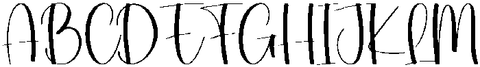 Smoothie Regular otf (400) Font UPPERCASE