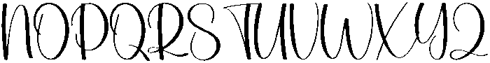 Smoothie Regular otf (400) Font UPPERCASE