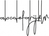Smoothie Script ttf (400) Font LOWERCASE