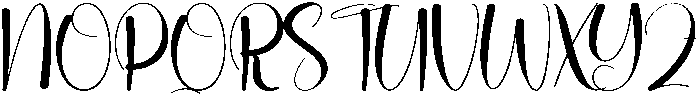 Smoothies Regular otf (400) Font UPPERCASE