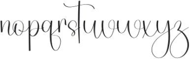 Smoothing Regular otf (100) Font LOWERCASE